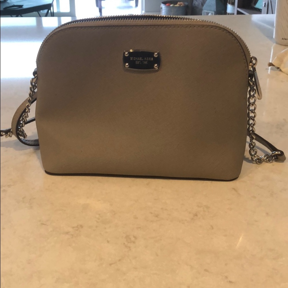 Grey Michael Kors Satchel